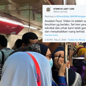 "Harap Tiada Kluster KTM" - Tren Sesak Bukan Gambar Lama, KTMB Mohon Maaf