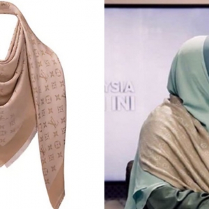 Siti Zailah Dikritik Lagi, Selendang Louis Vuitton Pula Jadi Sasaran