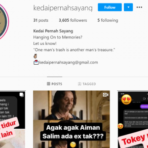 IG @kedaipernahsayang  Bukan Jual Barang Ex Je, Boleh Rate Tahap Kebencian!