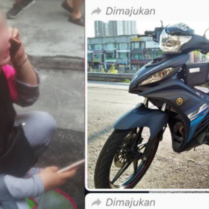 Akak Rider Food Panda Terduduk Menangis Motor Lesap Ketika Ambil Makanan