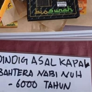 Ada Orang Jual 'Dinding Asal' Bahtera Nabi Nuh! Real Punya Kaki Scammer!