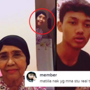 Tengah Rakam TikTok Dengan Nenek, Tiba-Tiba Ada Sorang Lagi Nenek Yang Sama Muncul Kat Belakang