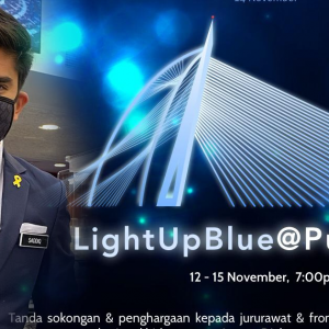 Syed Saddiq Persoal Keutamaan KKM Anjur LightUpBlue@Putrajaya