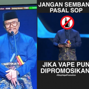 Gantung Vape Di Leher Ketika ABPBH ke-33, Shaheizy Sam Undang Kecaman Netizen