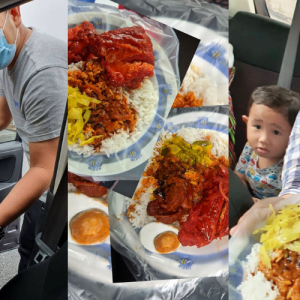 Ketagih Nak Makan Nasi Kandar, Sanggup Bawa Masuk Pinggan Dalam Kereta.