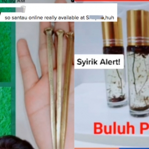 Seram! Minyak Dagu, Paku Pontianak Boleh Dibeli Online