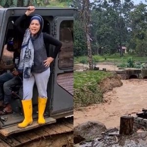 “Risau Budak-Budak, Banjir Kali Ini Lain Macam" Sharifah Shahira Terkandas Di Raub