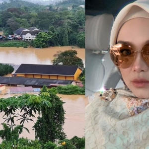 Siti Nurhaliza Bersedih, Sekolahnya Turut Tenggelam Banjir Sampai Paras Bumbung