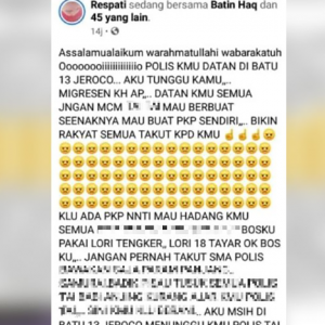 Mana 'Respati' Yang Cabar Imigresen, Polis Bersemuka?