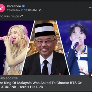 Portal Korea Buat Liputan Tentang YDP Agong Pilih BTS atau Blackpink