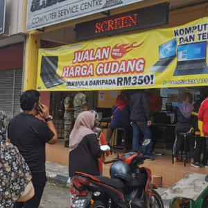 Kedai Komputer Diserbu Ibu Bapa, Kalau Anak Lebih Seorang Macam Mana?