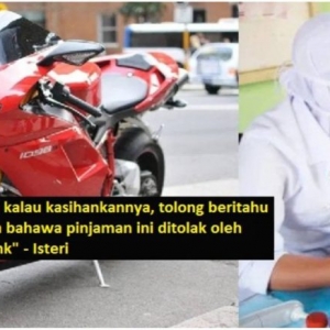 Suami Menyuruh Isteri Membuat Pinjaman Bank Semata-Mata Mahu Beli Superbike