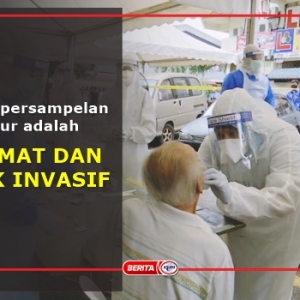 KKM akan mula guna kaedah persampelan air liur untuk ujian COVID-19