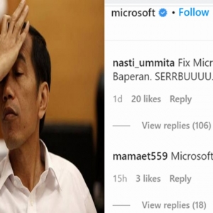 Tercorot Di Asia, Warganet Indonesia Serang IG Microsoft