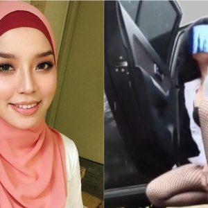 Pakai Seluar Pendek, Stokin Jarang- Nonny Nadirah Dah Buka Tudung Ke Tu?