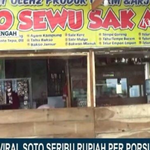 Jual Soto 30 Sen Je, Kalau Nak Isi Tambahan Bayar Dengan Doa