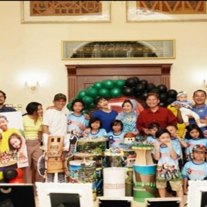 Fasha Sandha Sambut Birthday Rayfal Bersama Bekas Mentua