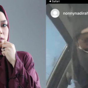 Nonny Nadirah Buat 'Live' Tak Pakai Tudung