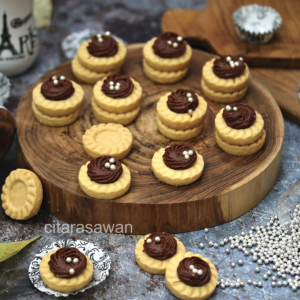 Resepi Biskut Hazelnut Nutella