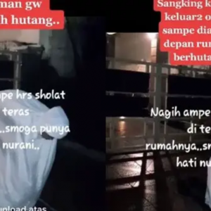 Kesian, Buntu 6 Tahun Tagih Hutang Sampai Solat Depan Rumah Penghutang