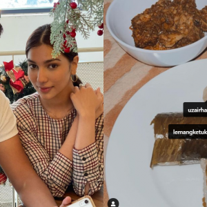 Sweetnya! Elisya Sandha Tersentuh Uzair Jual Lemang Cari Duit Kahwin