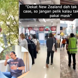 Lelaki warga Malaysia ini kongsi video bersiar-siar bebas tanpa "face mask" di New Zealand, nikmatnya!