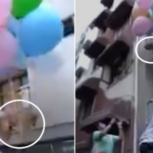 Demi Content- Youtuber Ikat Anjing, Terbangkan Guna Bola Helium