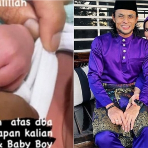 Ayu Raudhah & Zaquan Adha Selamat Timang Anak Kelima, Boy Juga