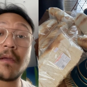 Beli banyak stok roti angkara "panic buying", takut ia rosak, Shaheizy Sam tawarkan secara percuma di IG