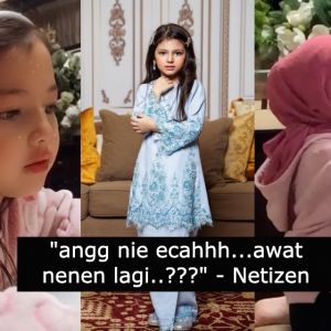 "Pakai kemain vouge, sekali nenen time" Gelagat Aaisyah Dhia Rana hisap susu botol cuit hati ramai