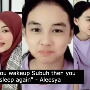 "You so fake on camera mom", Aleesya kantoikan Erra yang sedang "propa" pasal rutin harian