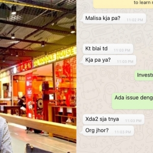 Mohon Kebenaran Rentas Negeri, Polis Hantar WhatsApp Menggatal Pula