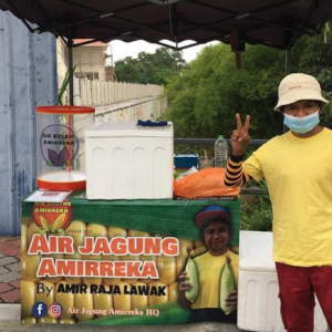 Bisnes Air Jagung Amir Raja Lawak Bantu Ramai Orang Cari Duit