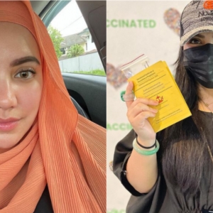 Tayang Rambut Berkepuk, Nina Iskandar Dah Cabut Tudung