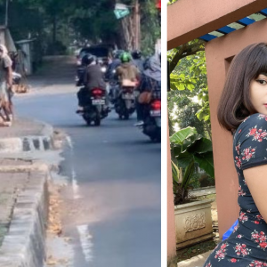 Tunai Janji, Dinar Candy Protes Tepi Jalan Pakai Bikini