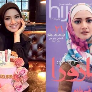 Fazura Jadi Cover Majalah Tulisan Jawi 100%, Bangganya!