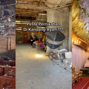 Majlis Pernikahan Mewah Dalam Kandang Ayam?