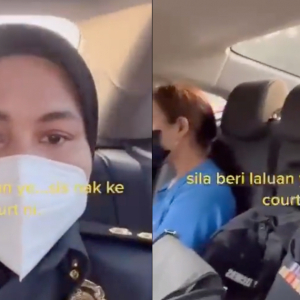 "Otak Mana?"- Netizen Kecam Anggota Beruniform Sengaja Dedah Wajah Pesalah Demi Content TikTok