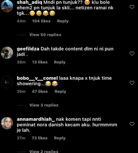 Nora Danish Porn - Kalau Boleh Ehem-Ehem Pun Nak Tunjuk,\