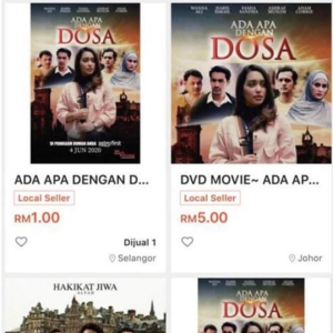 Pejual DVD 'Ada Apa Dengan Dosa' Di Shopee Didenda RM5,000