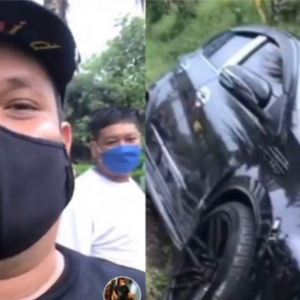 "Doa Siapa Yang Makbul Tu?"- Shuk Sahar Terbabas, Kereta Terjun Parit