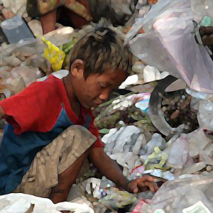 2 Beradik Maut Lepas Makan Sisa Makanan Dari Tong Sampah