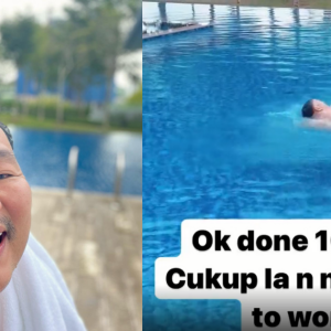 "Macam Mermaid Tak?" Michael Ang Tunjuk Skill Berenang