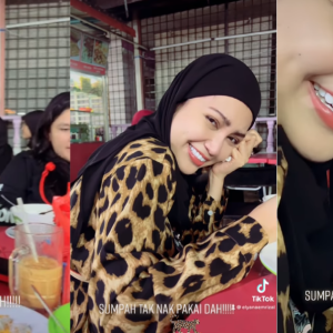 "Dah Lama Tak Kena Macam Ni,"Elyana Malu Terjumpa Orang Pakai Baju Serupa