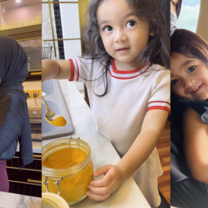 "Bagusnya Alisa, Kecil-kecil Dah Pandai Tolong Mummy Di Dapur" - Netizen Puji Anak Hanis Zalikha