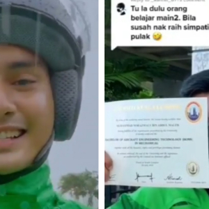 'Tu La, Dulu Malas Belajar' - Dituduh Raih Simpati, Rider Tayang Ijazah Kejuruteraan Pesawat