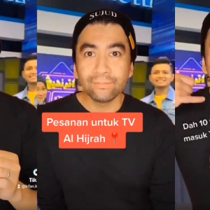 'Dengar Cerita Ada Slot Kosong, Calling-calling La' - Jutawan Internet Sindir TV Alhijrah?