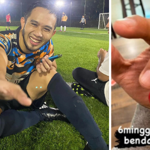 Putus Urat, Fizi Ali Panik Jari Lembik Lepas Tepis Bola