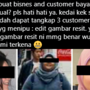 Rugi RM19k Pelanggan Edit Resit, Salah Seorang Scammer Adalah Kenalan Isteri