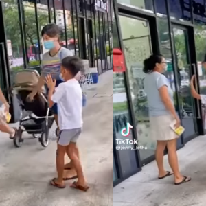 "Tolong Mak, Jangan Gaduh," Staf Klinik Mengamuk Sampai Tendang Baby Stroller